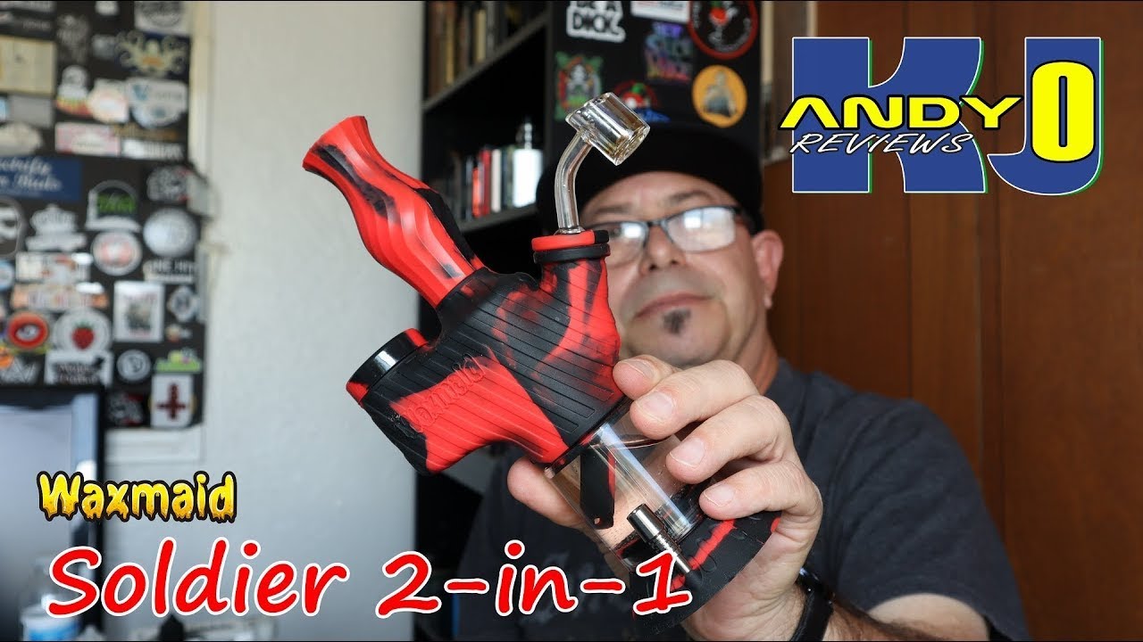 How To Use A Waxmaid Soldier 2 in 1 Waterpipe & Nectar Collector