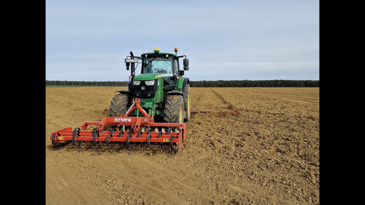 Traktoros Vlog 21#-Simítózás (John Deere 6175m)