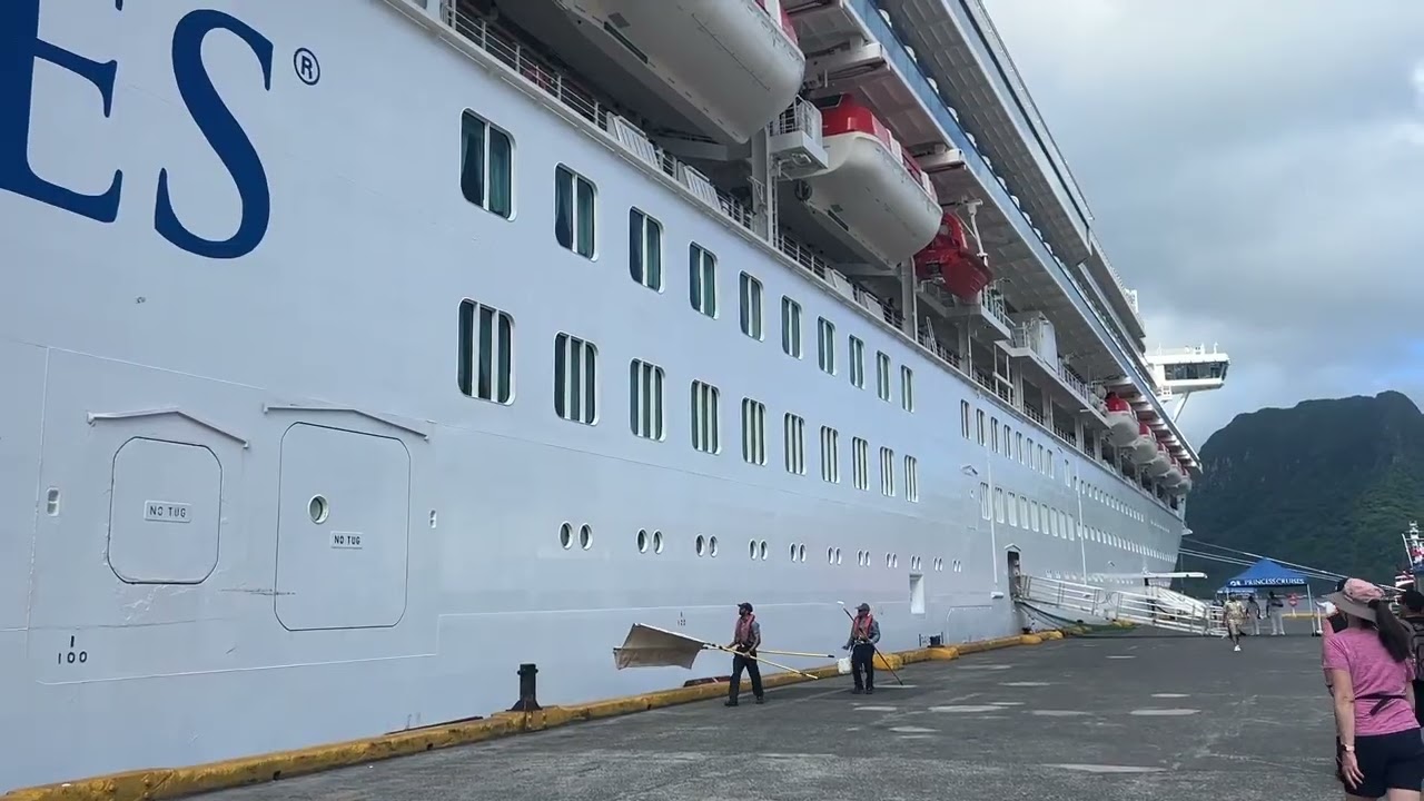 SAPPHIRE PRINCESS visits Pago Pago, American Samoa - November 12, 2023