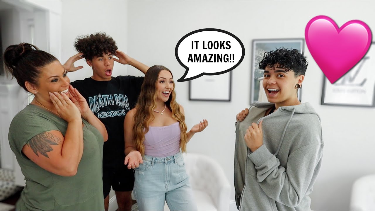 SHOWING MY FAMILY MY NEW CHEST FOR THE FIRST TIME!!