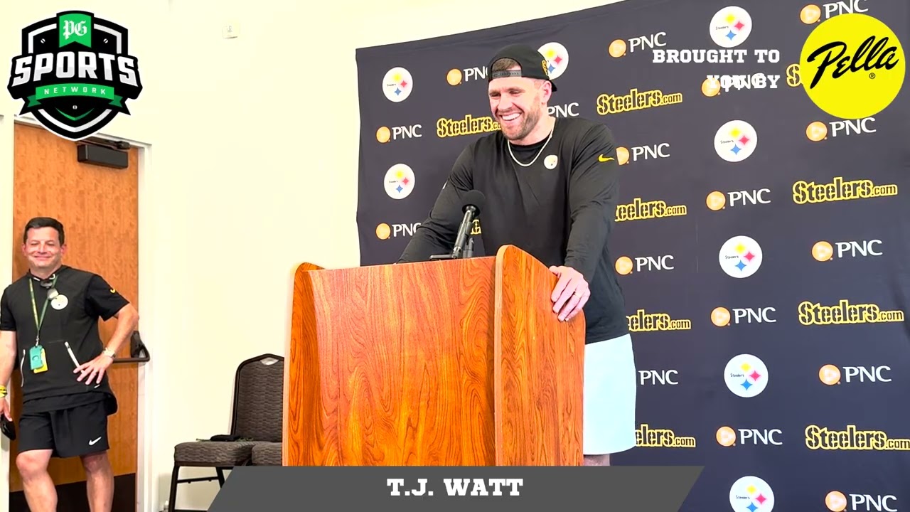 Steelers training camp: T.J. Watt reacts to new deal, Jalen Ramsey & Darius Slay Jr. joining defense