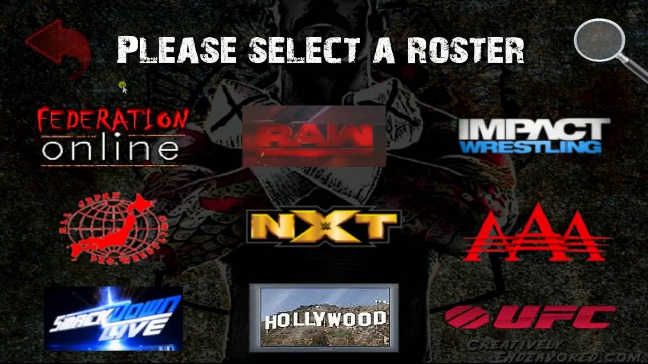 My Custom Wrestling Revolution Roster