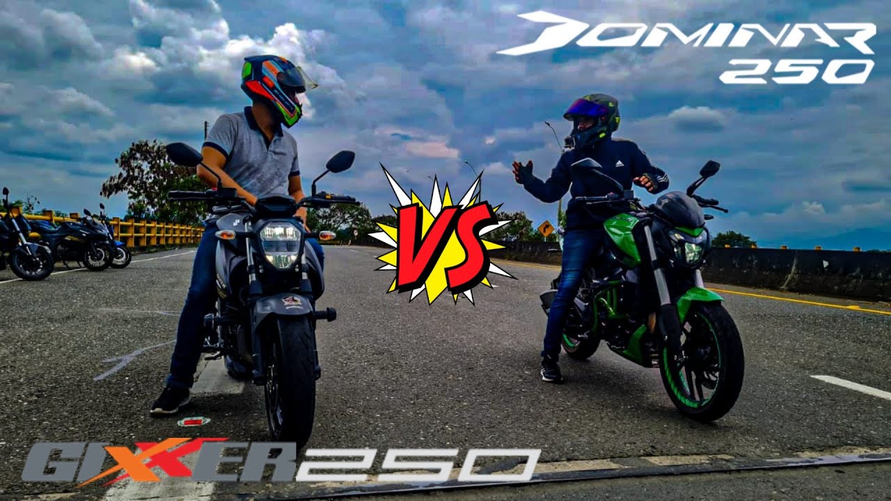 🔥 GIXXER 250 VS DOMINAR 250 Drag Race | Top End