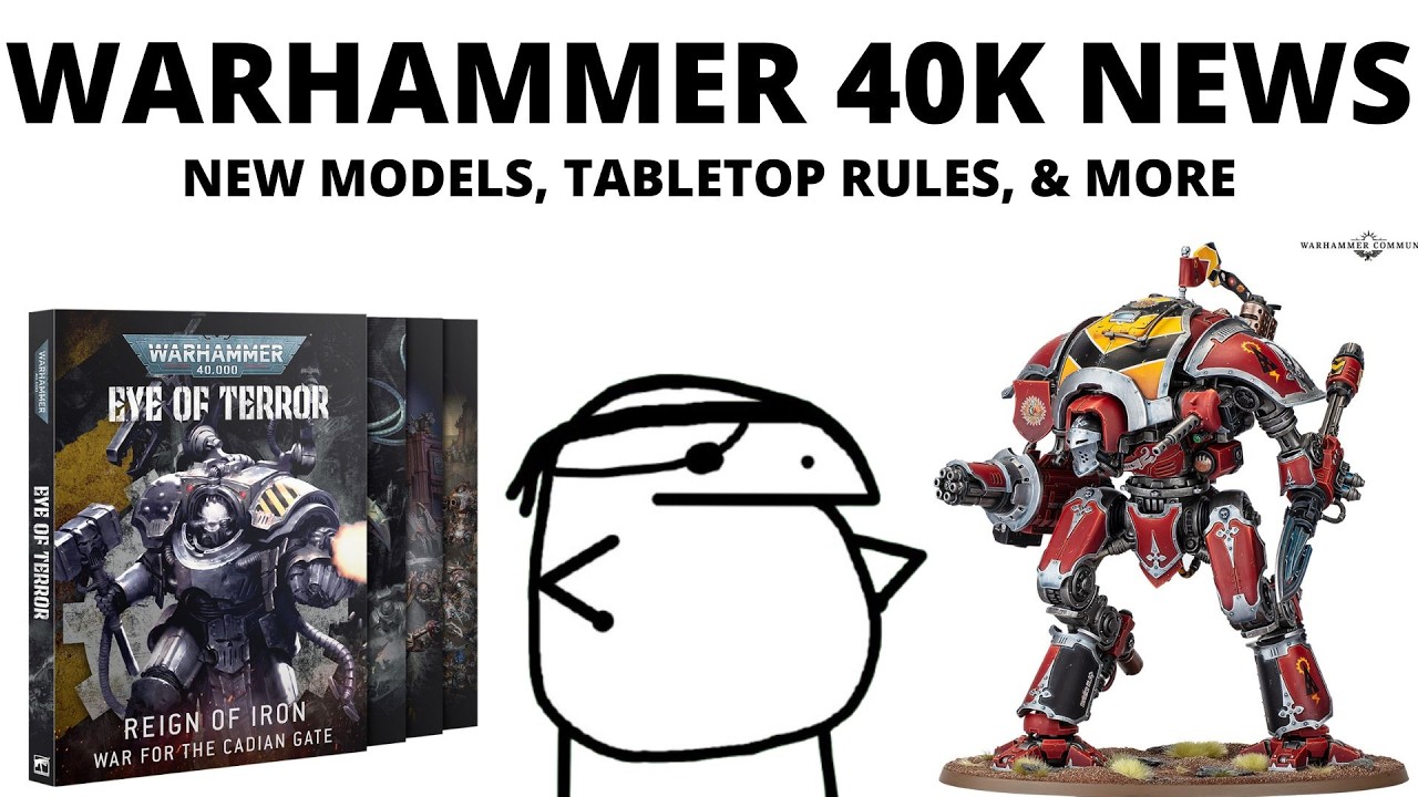 BREAKING 40K NEWS. NEW KNIGHTS, EXPANSIONS, SHOW, & MORE | Warhammer 40k News