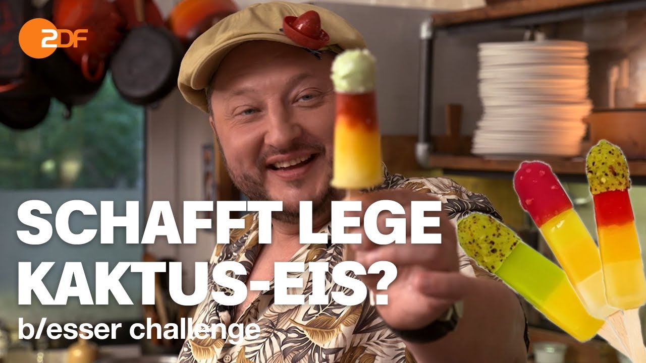 Kaktus Kampf: Sebastian soll Eis aus Kindheitstagen nachbauen | b/esser challenge