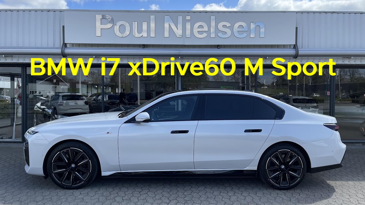 Topudstyret og luksuri&oslash;s BMW i7 xDrive60 M Sport // Poul Nielsen Automobiler ApS