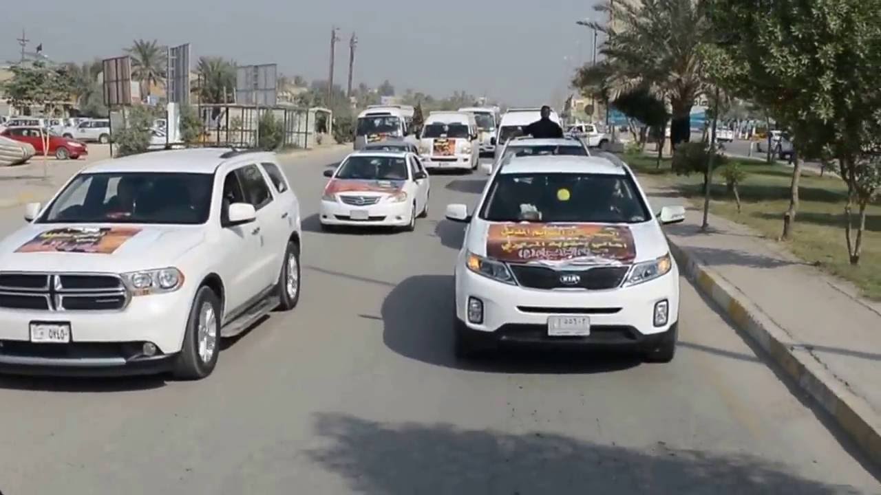 نزول موكب أهالي بعقوبة المركز ذكرى أستشهاد الامام علي ابن الحسين عليه السلام