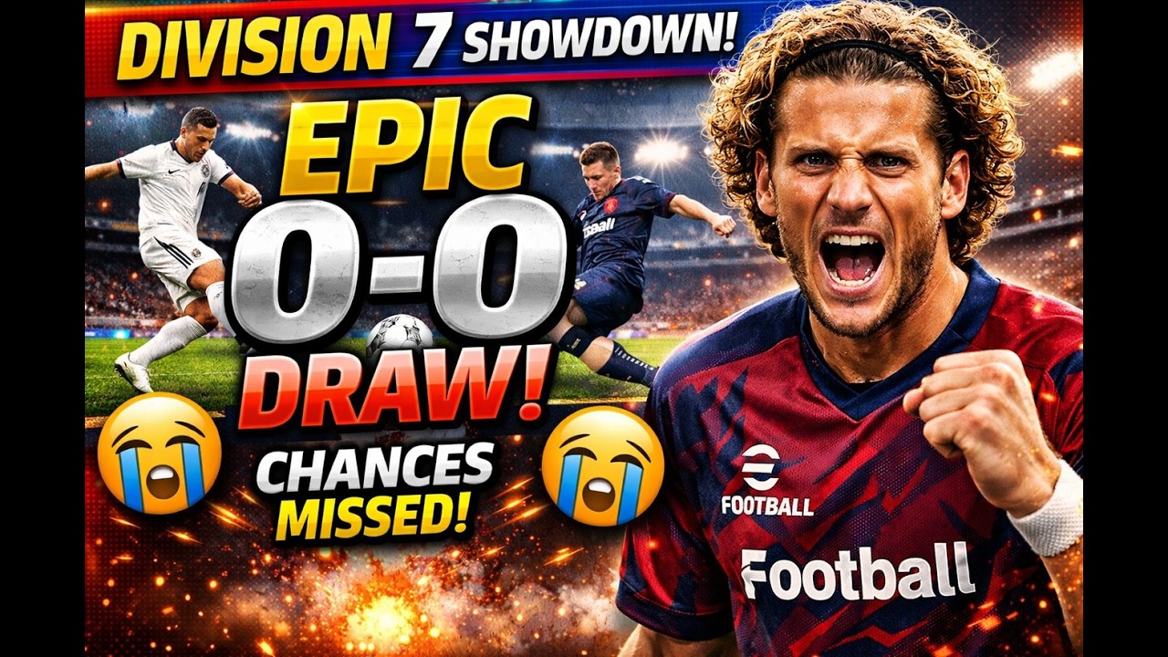 DIVISION 7 BATTLE! Hard-Fought 0-0 Draw | eFootball Gameplay | Reboot Zone
