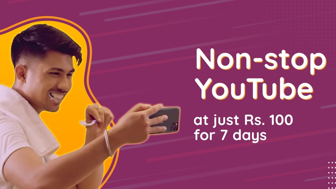 Non-stop YouTube pack also for 30-day use!