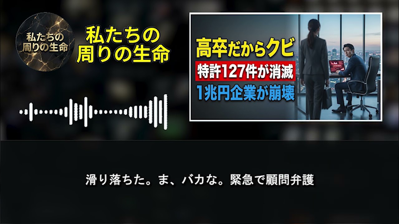 IQ200の少女が年商1兆円の特許保有者と知らない新社長「容姿だけの高卒はクビ」見下し即解雇。翌朝、技術停止宣告しライバル社へ電撃転職！前社は即破産し業界追放された新社長は泣きつく