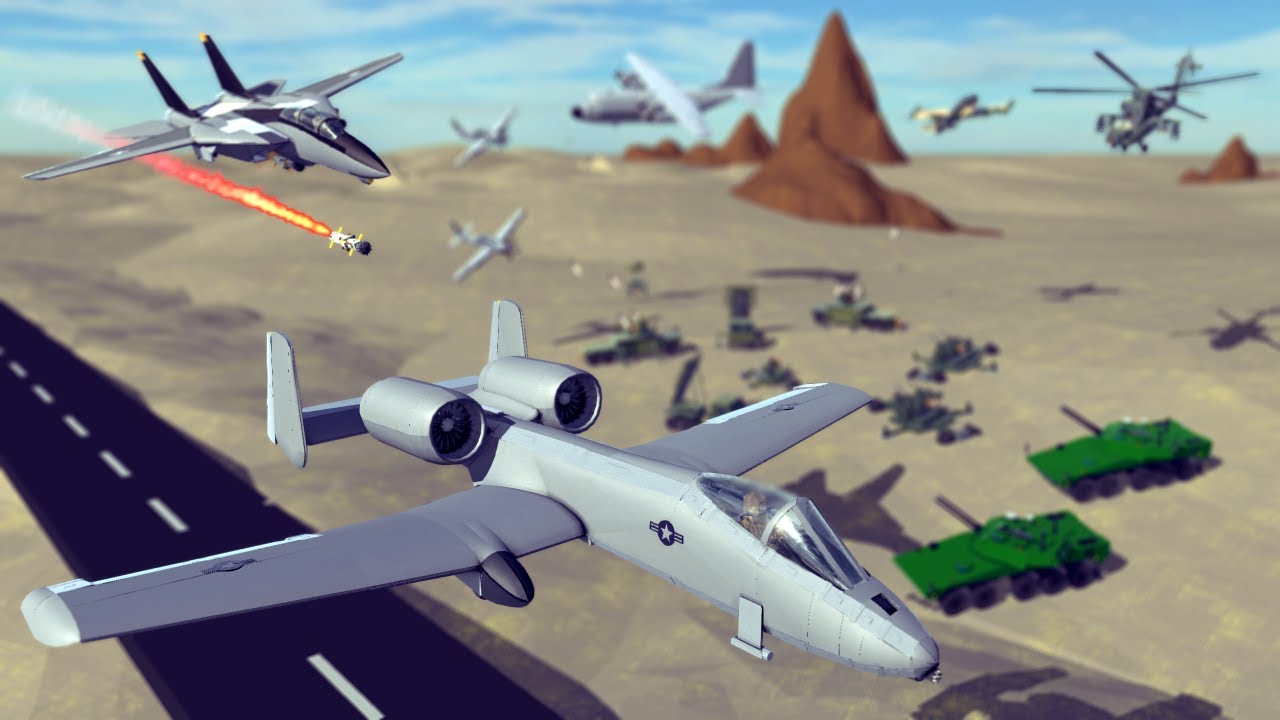 Air vs Ground Combat #14 | Besiege