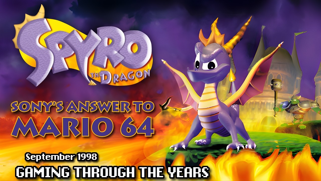 Spyro the Dragon and the Last Great Mascot War (PS1, 1998) | Gaming Through the Years
