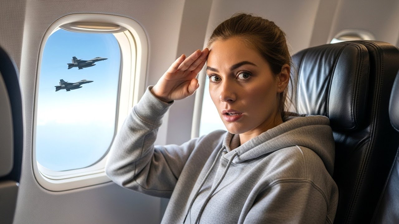 Myśleli, że jest biedna. Dopiero po lądowaniu piloci F-16 oddali jej saluto.