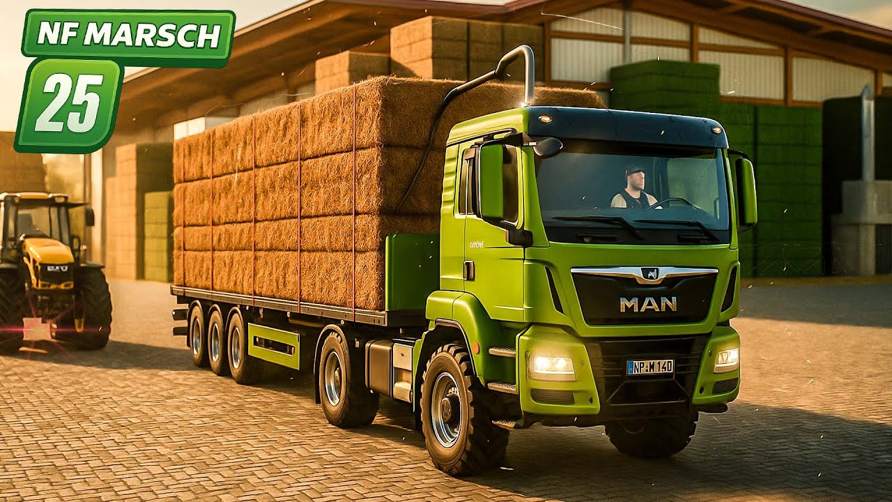 100 Hektar Ernte geschafft! 🚛 XXL 2 Millionen Liter Strohlager gebaut | NF Marsch #54 | LS25