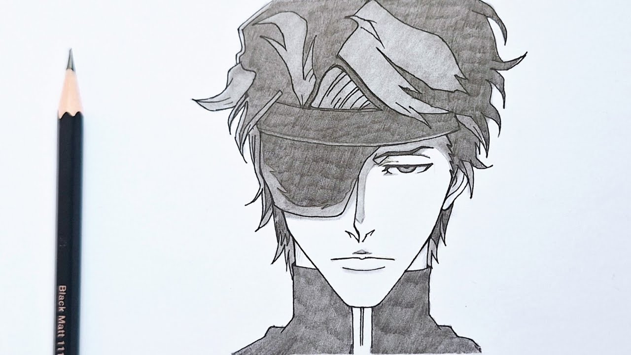 How to draw Aizen | Bleach | Easy Tutorial