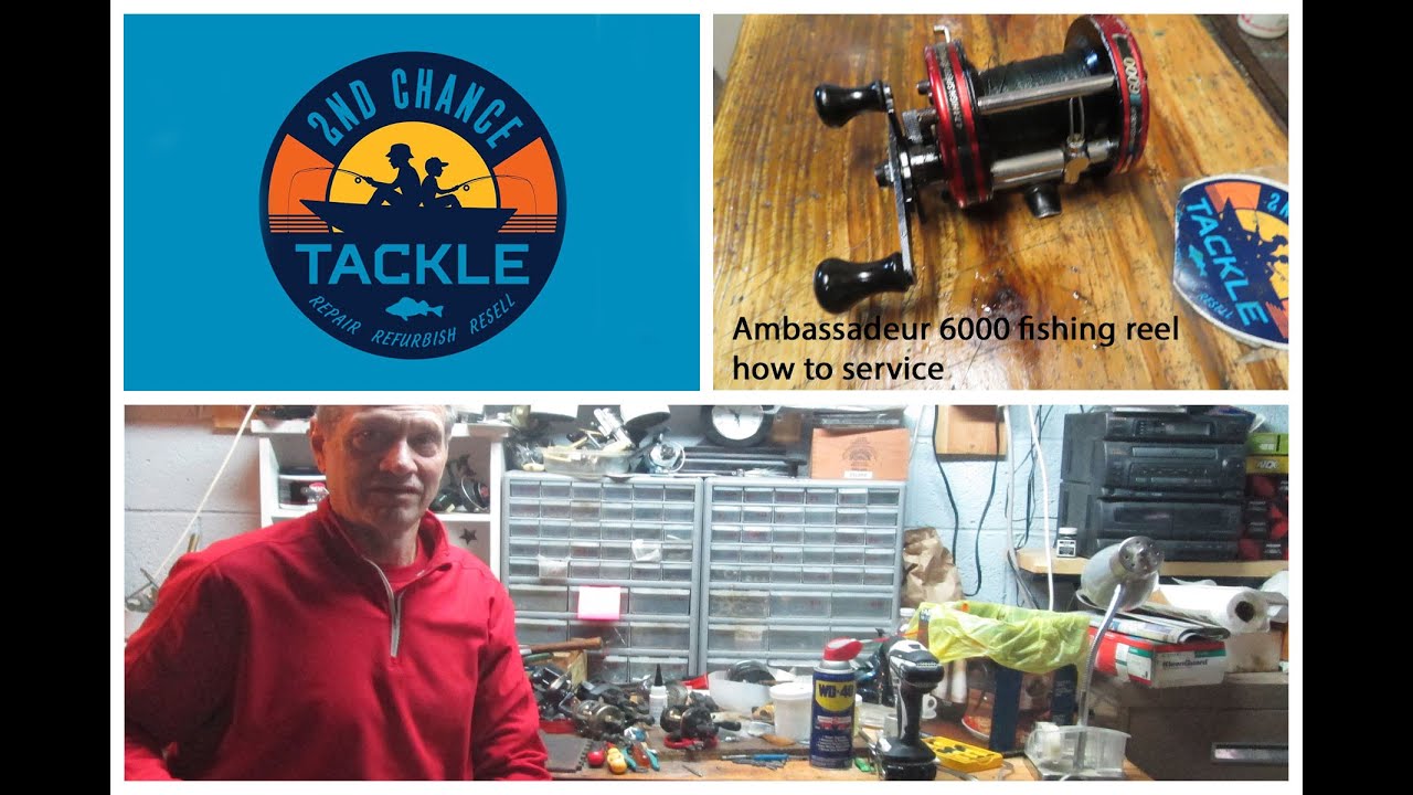 Abu Ambassadeur 6000 fishing reel how to service and repair