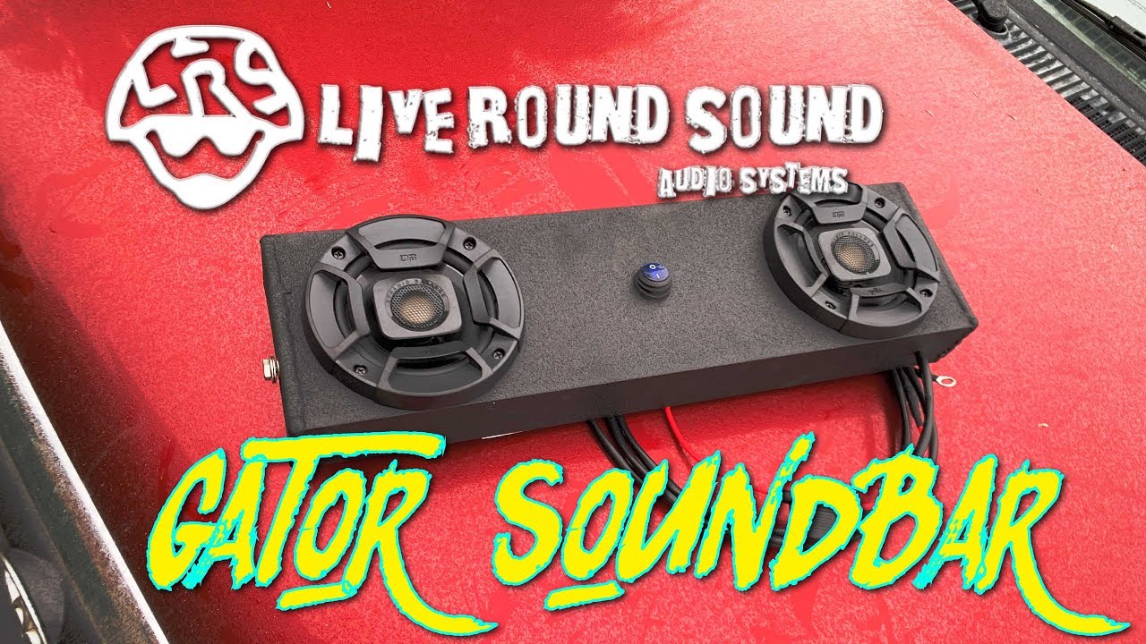 M2M Garage Episode 2 - LIVEROUNDSOUND GATOR SOUND BAR ON A SPORTSMAN 570!!