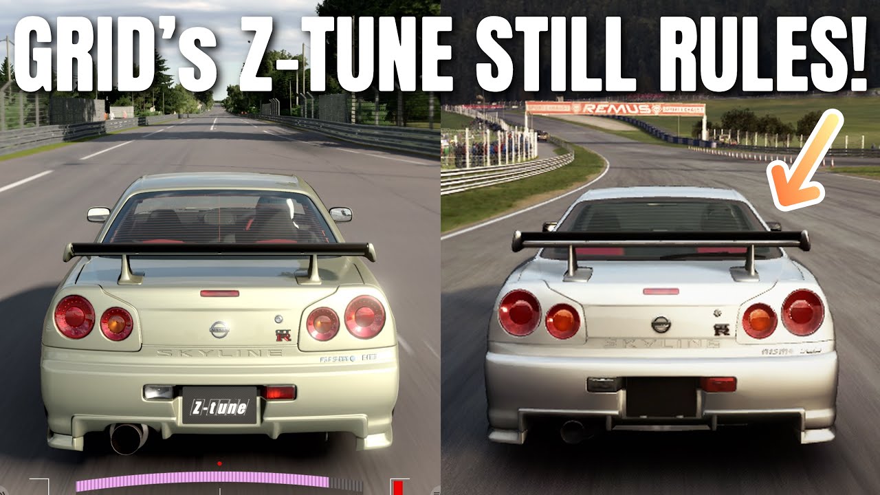 R34 Z-Tune Sound in Gran Turismo 7 vs GRID Autosport (still unbeaten since 2014)