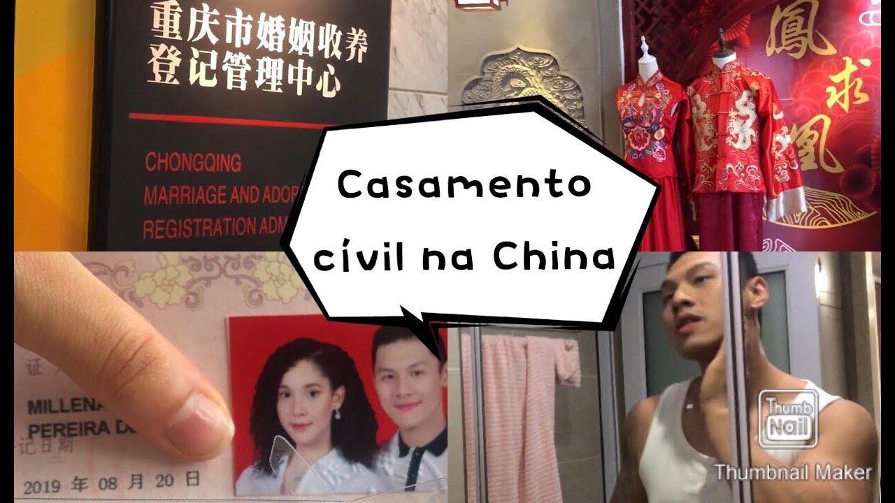 VLOG casamento civil na China,cart&oacute;rio, skincare do meu marido chin&ecirc;s