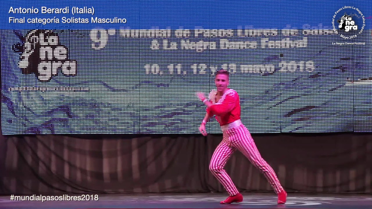 5º Puesto Final Solista Masculino - Antonio Berardi - 9º Mundial de Pasos Libres 2018