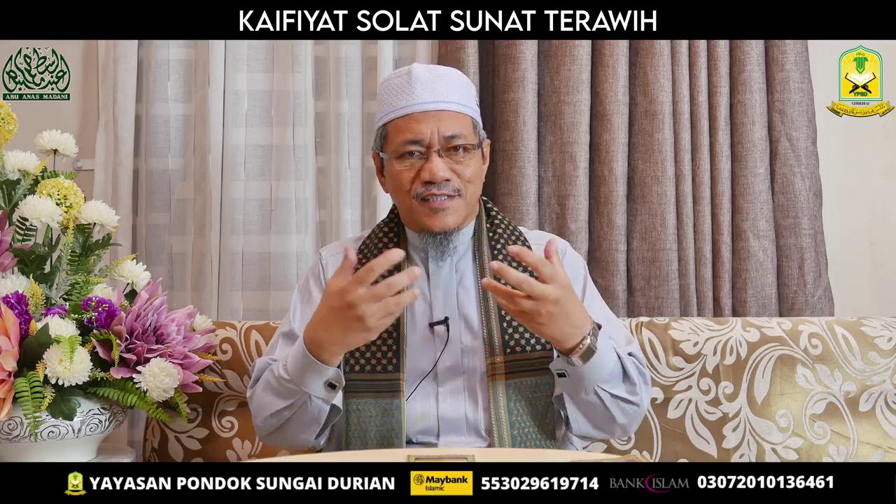 Panduan Solat Terawih di Rumah - Khas kepada ketua keluarga atau lelaki yang perlu menjadi imam