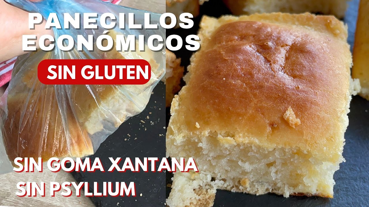 PANECILLOS SIN GLUTEN  FÁCIL / Sin Goma xantana ,Sin Psyllium (Dollar rolls Bread)