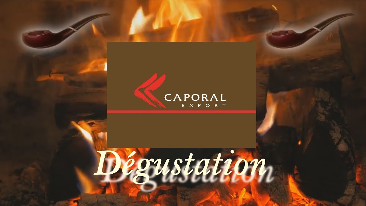 FUMER LA PIPE - DEGUSTATION CAPORAL EXPORT DANS UNE PIPE AU CAID
