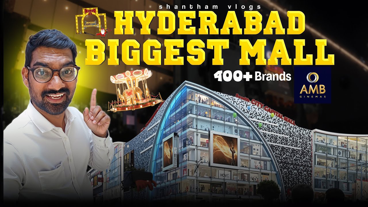 Hyderabad Biggest Mall 😱 | Sarath City Capital Mall Kondapur Full Tour | Shantham Vlogs