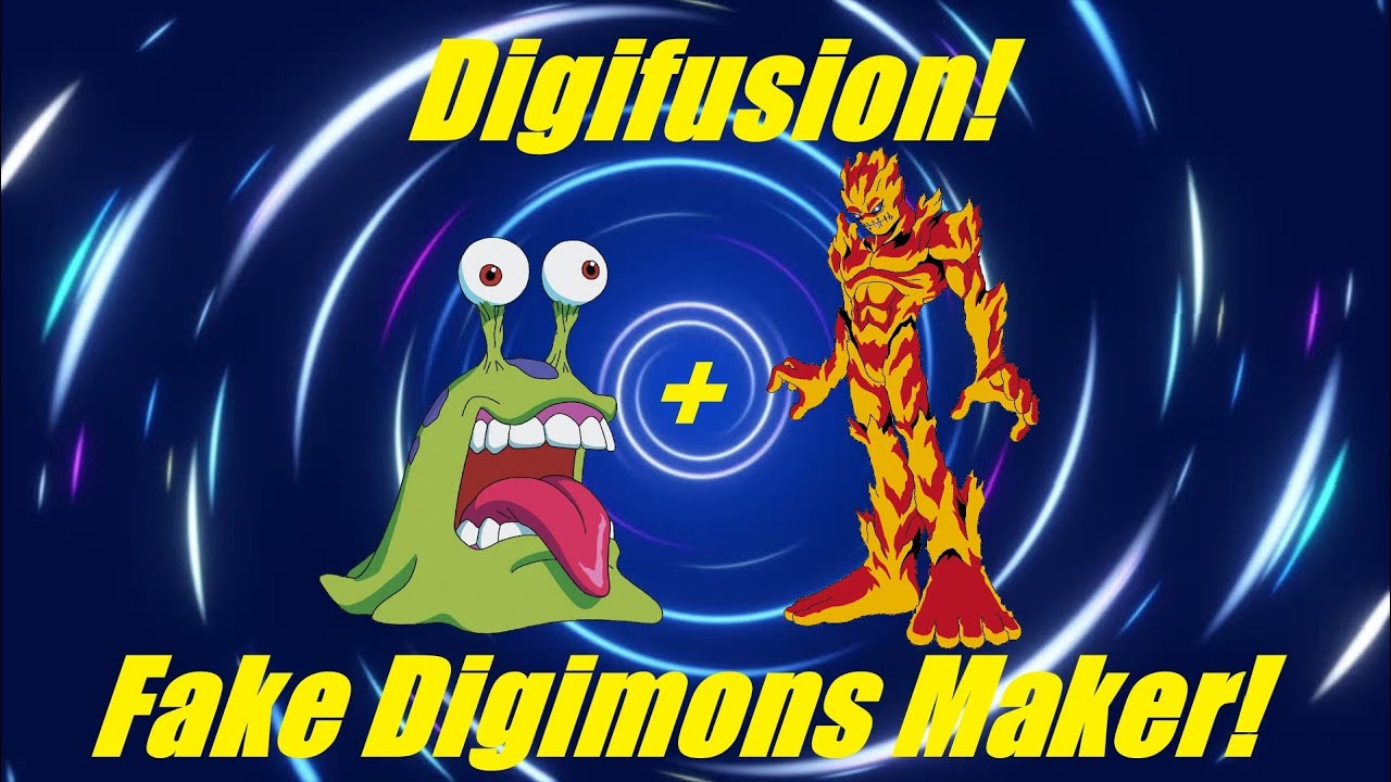 Digimon Fusion! Numemon + Meramon = ???