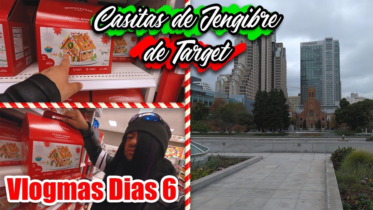Comprando Casitas de Jengibre en Target Vlogmas Dia 6