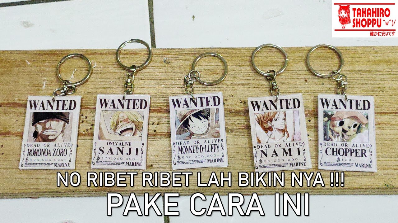 NO RIBET RIBET Lah..! Bikin Ganci Akrilik Persegi 2 Sisi