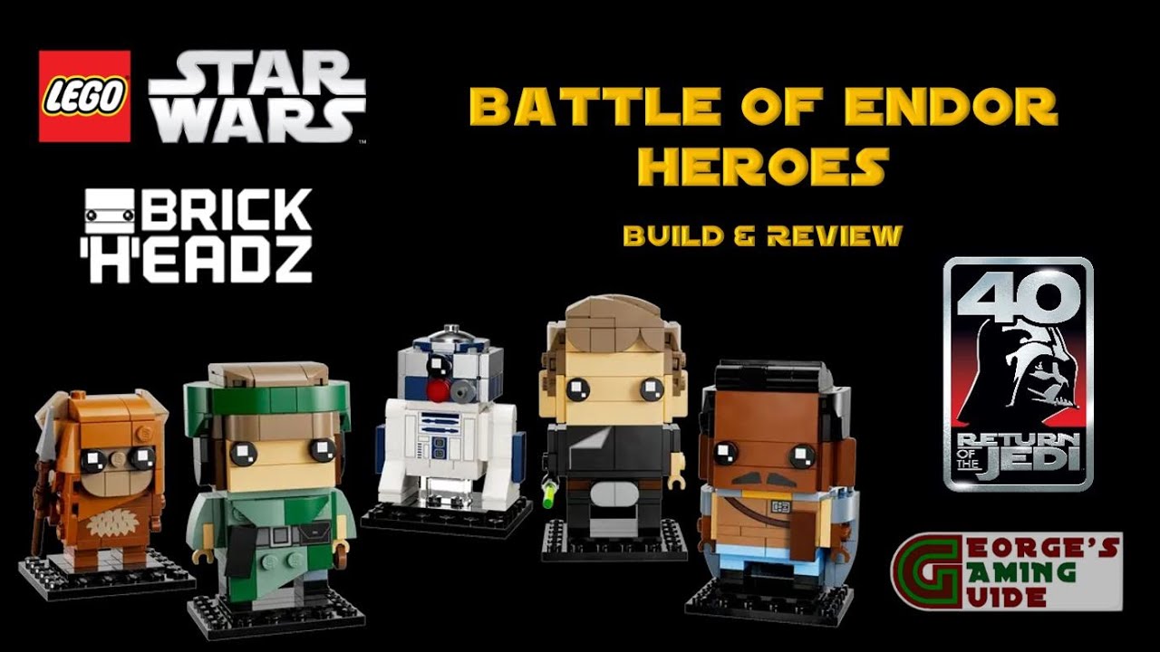 Lego Star Wars Battle of Endor Heroes Brickheadz (40623) Pre Release Build & Review