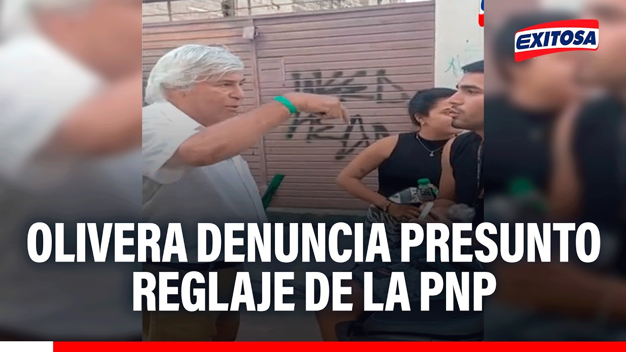 🔴🔵 Olivera denuncia presunto reglaje de la PNP: 
