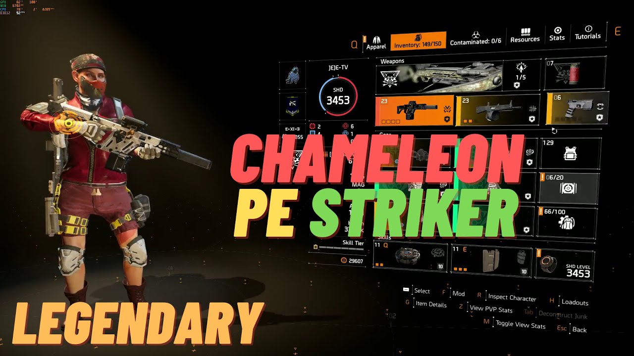 THE DIVISION 2 - STRIKER PROTECTION FROM ELITE LEGENDARY TU16.4