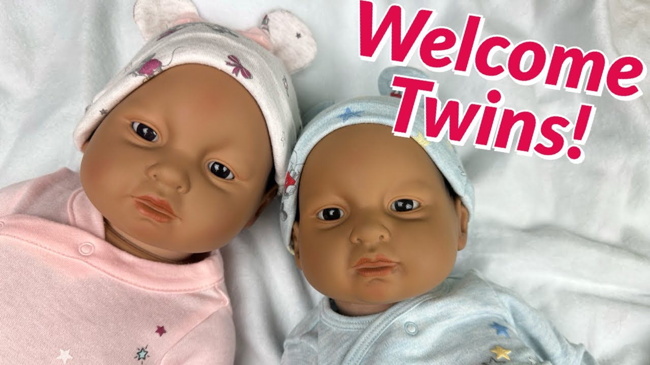 Реалистичная коробка с близнецами открывается! Распаковка кукол Realcare Baby Dolls