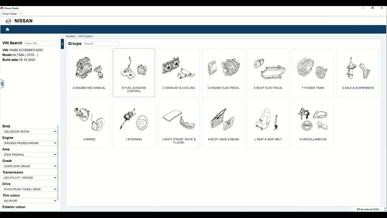 Nissan EPC Online &ndash; Full OEM Parts Catalog With VIN‑Based Lookup | vinsearch.online