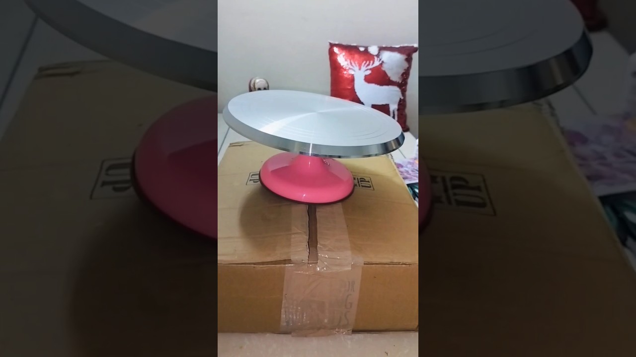 Cake Turntable/ Rotating Cake Stand Unboxing #unboxing #youtubeshortsvideo #shortsfeed