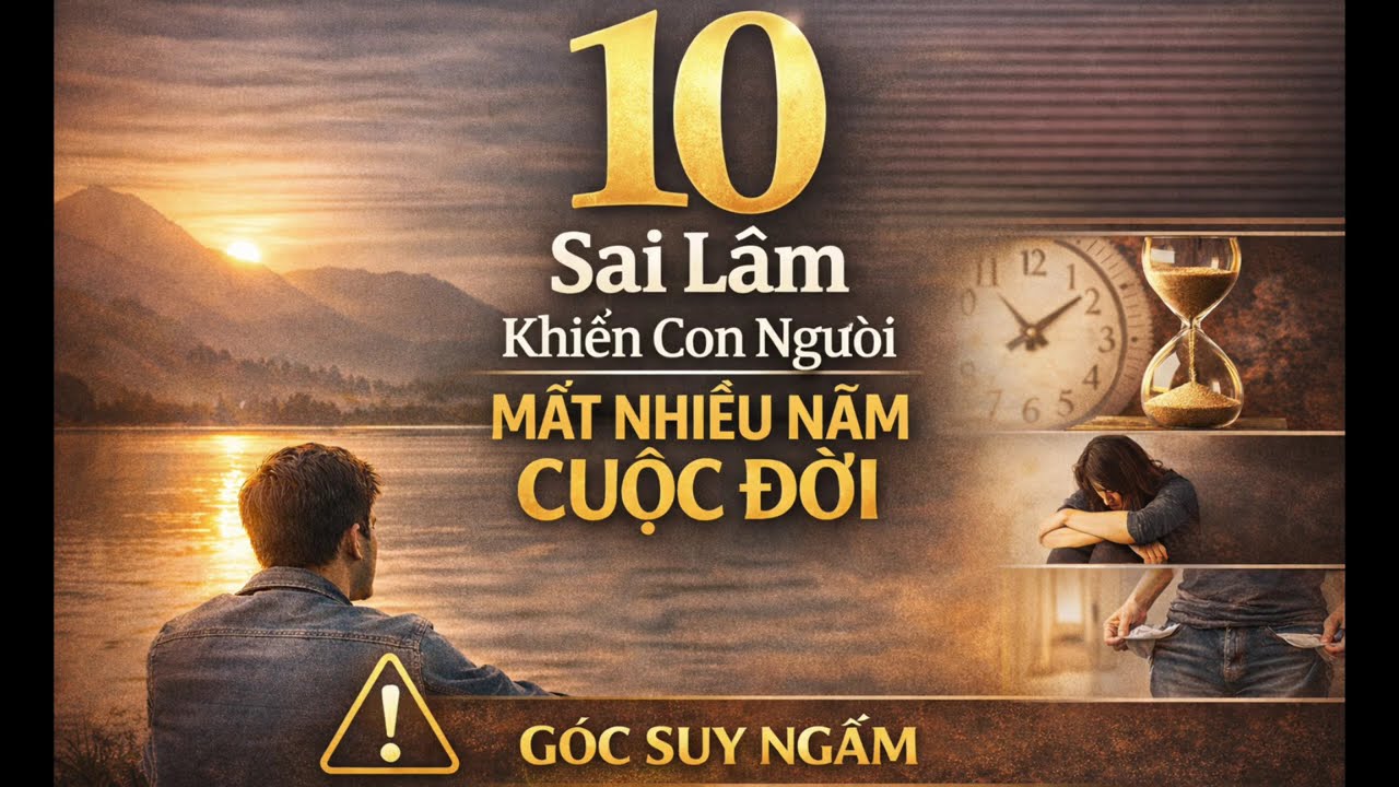 10 SAI LẦM Khiến Con Người Mất Nhiều Năm Cuộc Đời