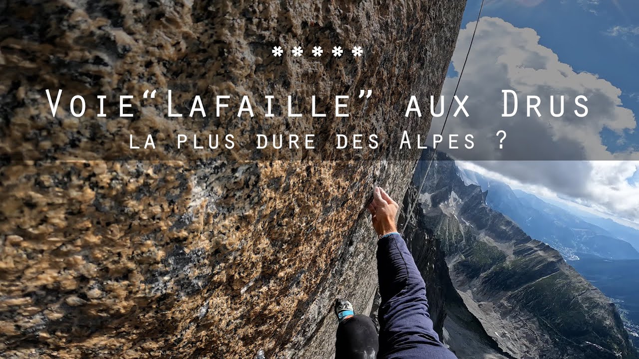 La voie la plus dure des Alpes ?