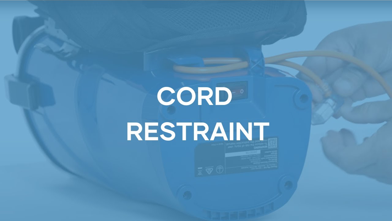 How to install a cord restraint