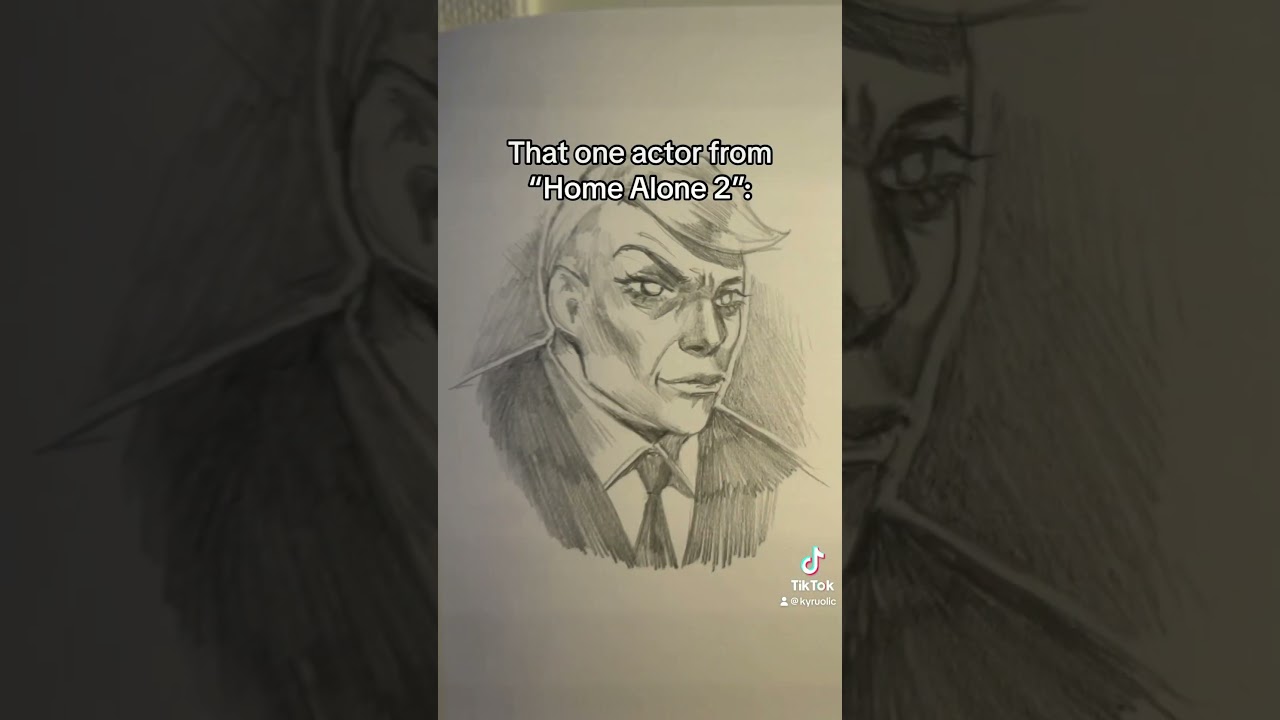 Trump mugshot looks wild #memes #pencildrawing