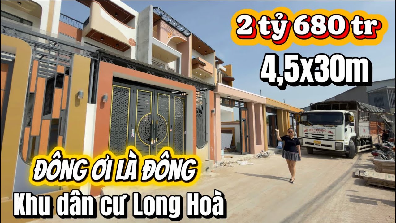 👍Khu Dân Cư Giá Rẻ Tốt Nhất Hiện Nay Là Đây! diện tích 4,5x30m full thổ cư giá 2ty680tr liên hệ ngay