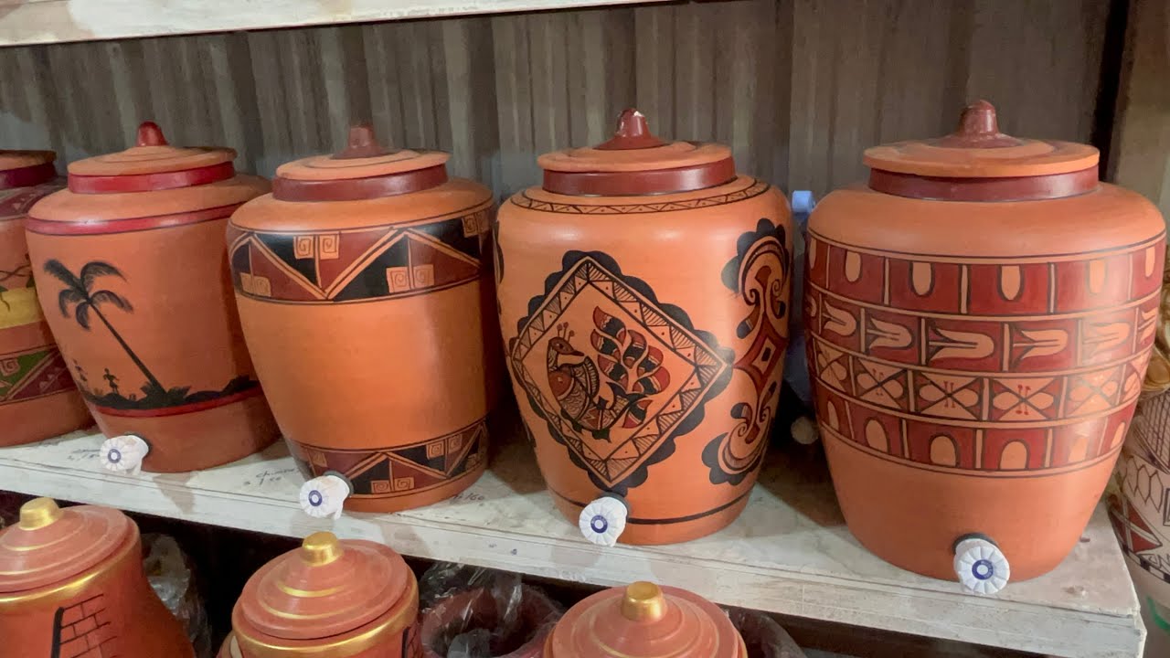Traditional Clay Water Pot with Tap 💧 | Eco-Friendly Summer Essential 🌿| by walkinthrough 