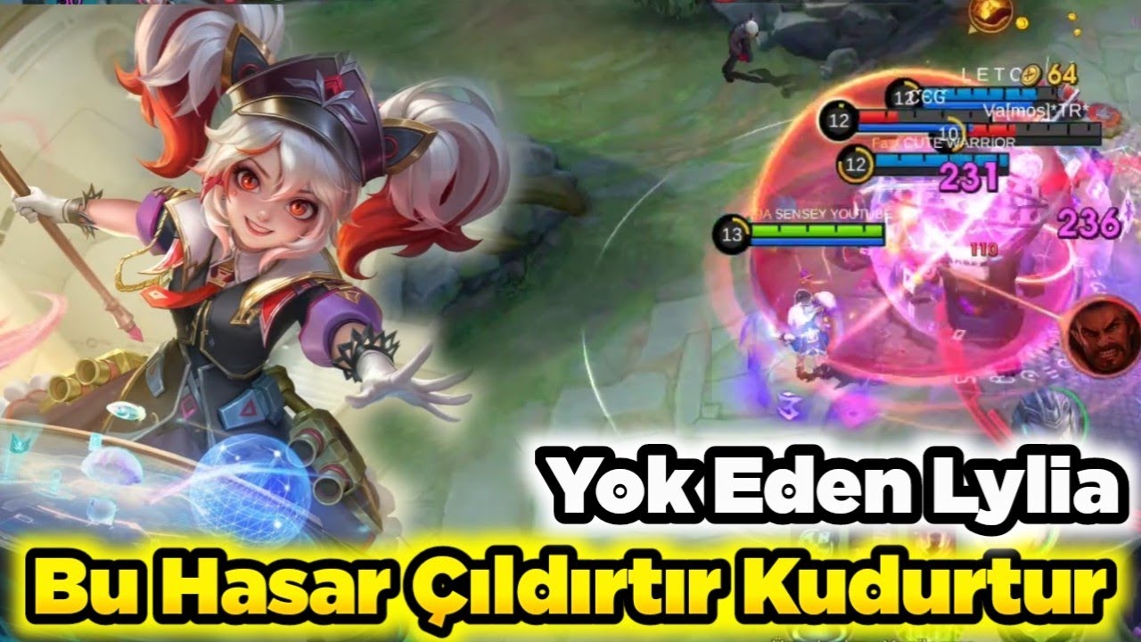 Bu Güç Rakipleri Çıldırtır Kudurtur Fıttırır Lylia Pıtır Pıtır Herkesi Kesiyor Mobile Legends