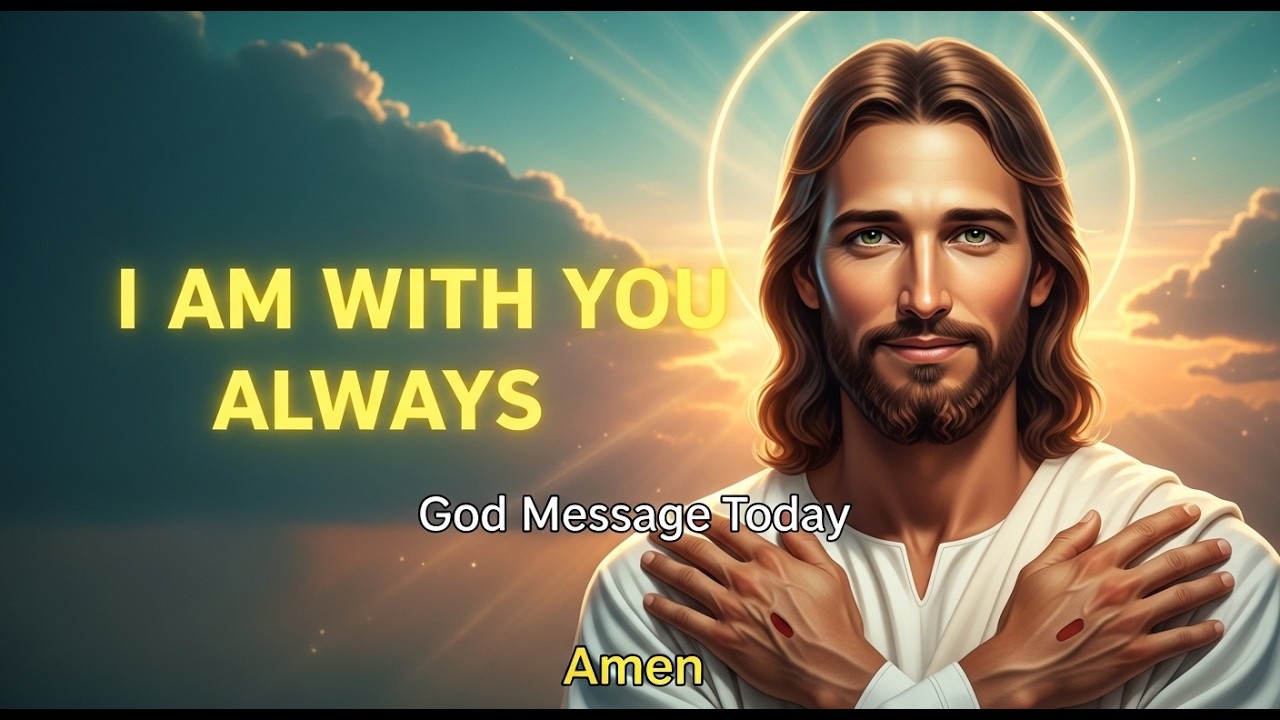 I AM WITH YOU ALWAYS | God Message Today | Jesus Message | Gods Message Today | Never Alone