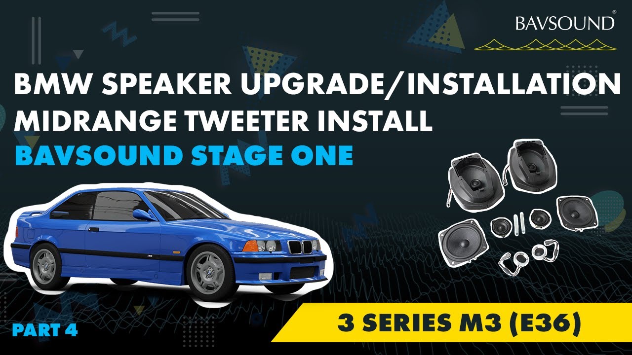 .BMW Speaker Upgrade | Midrange Tweeter Install | 3 Series M3 (E36) | BAVSOUND Stage One | Part 4