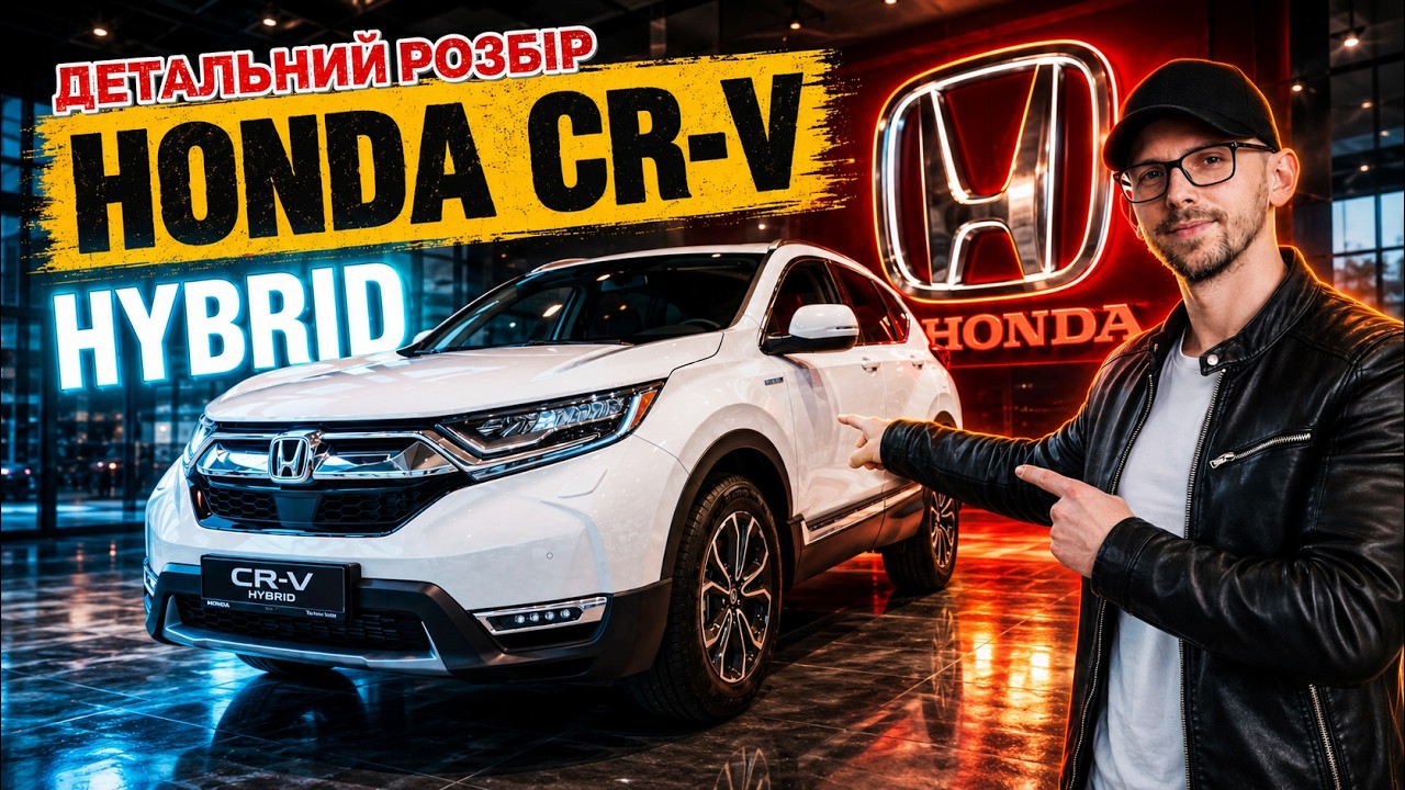 Honda CR-V Hybrid: Коробки передач НЕМАЄ, але їде краще за всіх! Як це можливо?