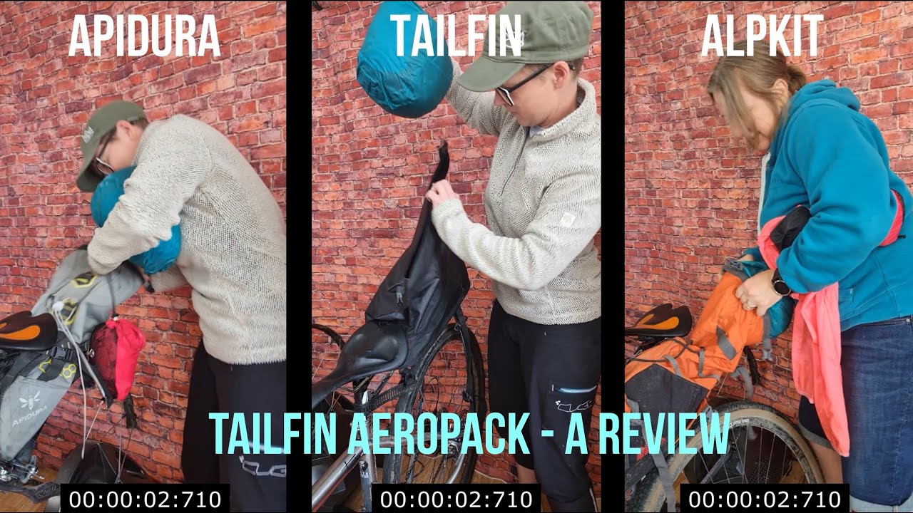A review of the Tailfin Aeropack - a forgettable bikepacking bag!