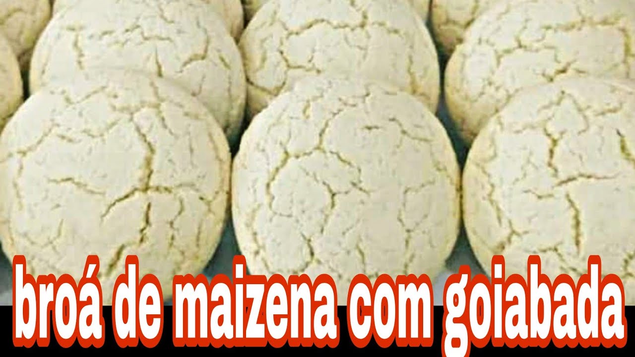 Broá de maizena com recheio de Goiabada que si desmancha na boca 👄