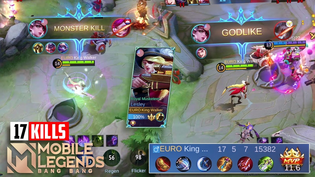 Lesley is a real Monster!!! The Best Lesley Build 2021 - Mobile Legends